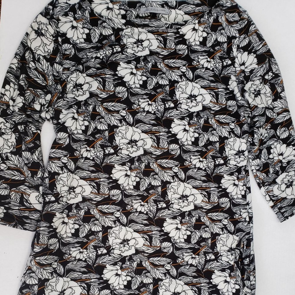 Arianna by Howard's Floral Sweater Dress